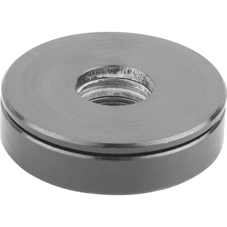 Kipp Clamping Force Intensifier, D1=6, D2=24, H=8, Steel Black Oxidized K0584.06